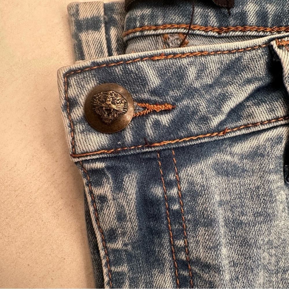 Ed Hardy Women's Blue Denim Jeans - Picture 2 of 7
